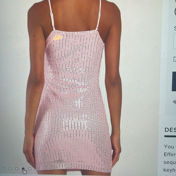 Lulus Aura pink sequin bodycon mini dress - Picture 4 of 5